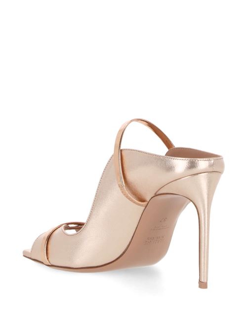 Rose-gold tone leather pump MALONE SOULIERS | NOAH 90-6ROSE GOLD ROSE GOLD